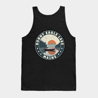 Bonny Eagle Lake Maine Sunset Tank Top